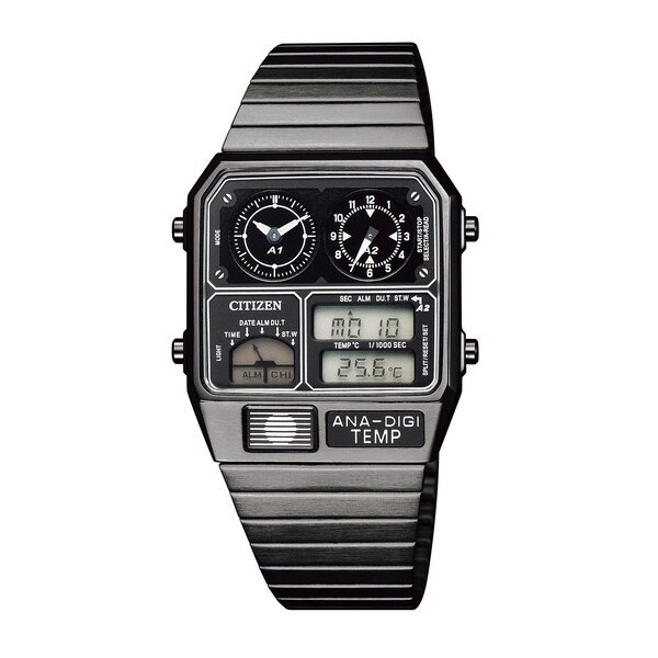 CITIZEN レコードレーベル ANA-DIGI TEMP アナデジテンプ JG2105-93E ...