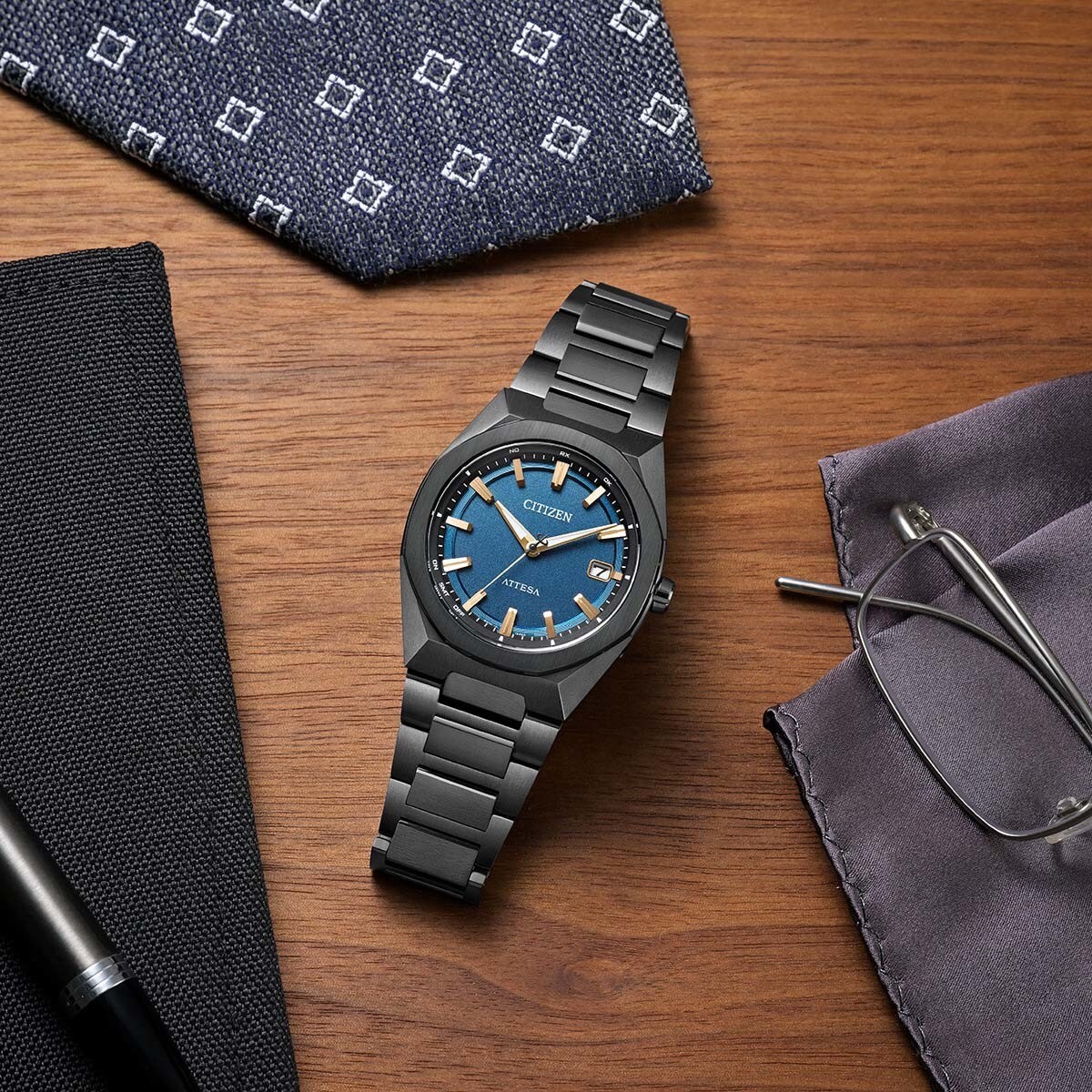 [�}���C]CITIZEN �V�`�Y�� ACT Line �u���b�N�`�^���V���[�Y CB3045-61L/�A�e�b�T�iATTESA�j
