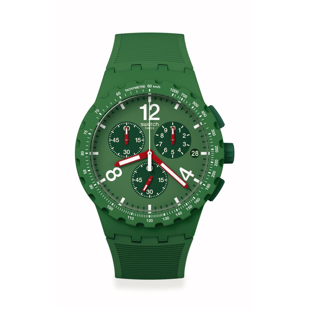 【稼働品】Swatch SWISS グリーン　腕時計 PRIMARILY GREEN【国内正規品】SUSG407 | スウォッチ(SWATCH