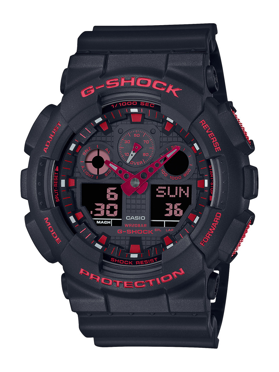 ブラック×レッド【国内正規品】GA-100BNR-1AJF | ジーショック(G-SHOCK