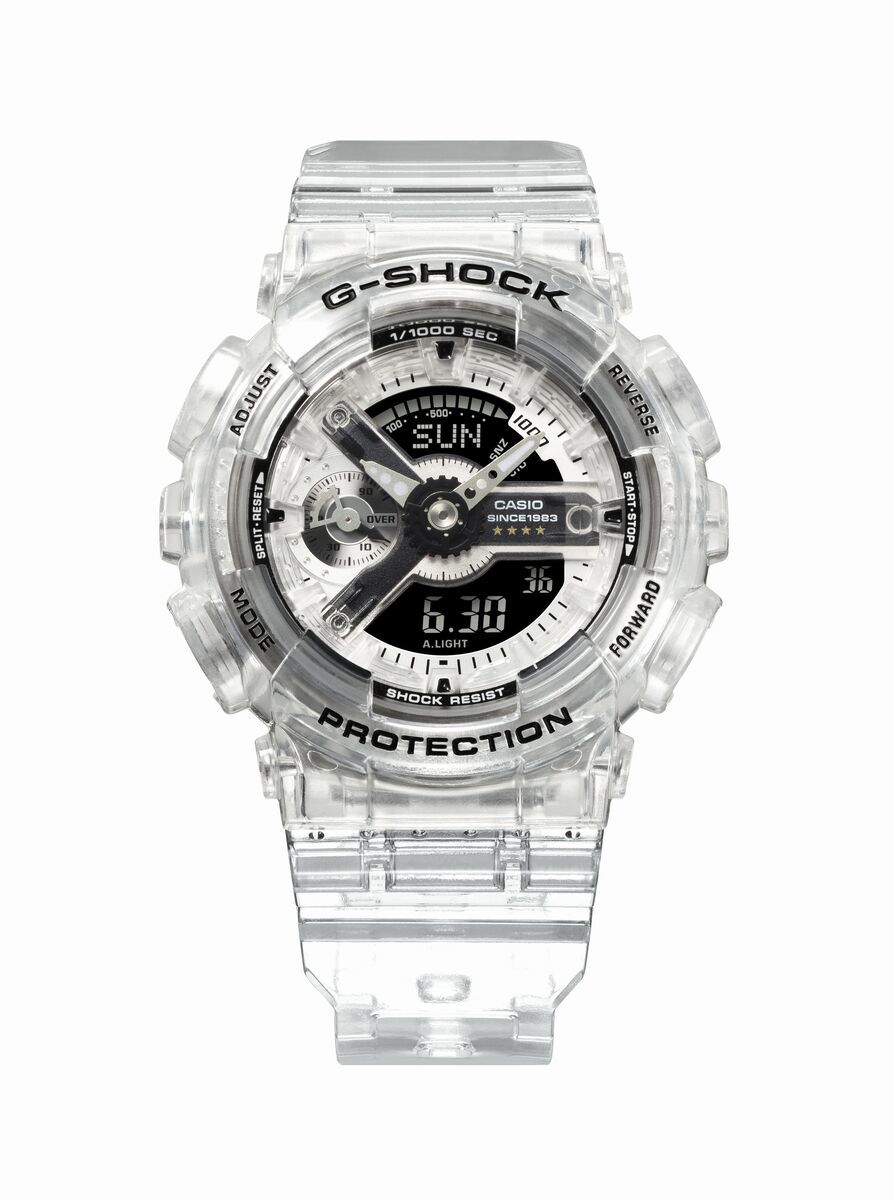 G shock watch clearance clear