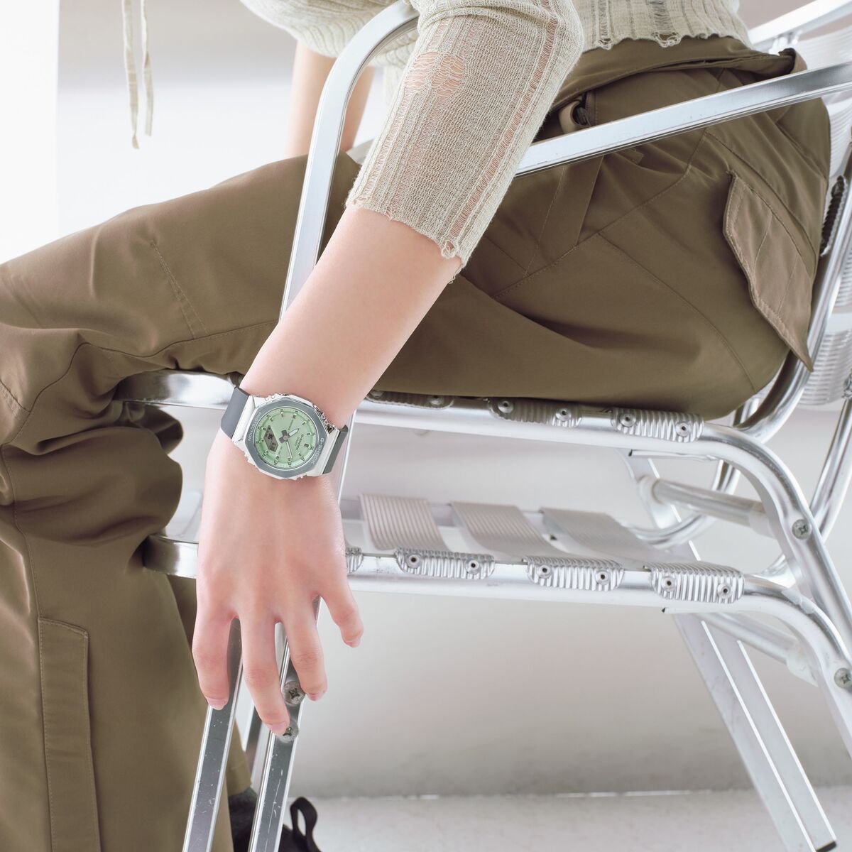 [}C]GM-S2110 Color Metal DialyKizGM-S2110-3AJF/W[VbNiG-SHOCKj