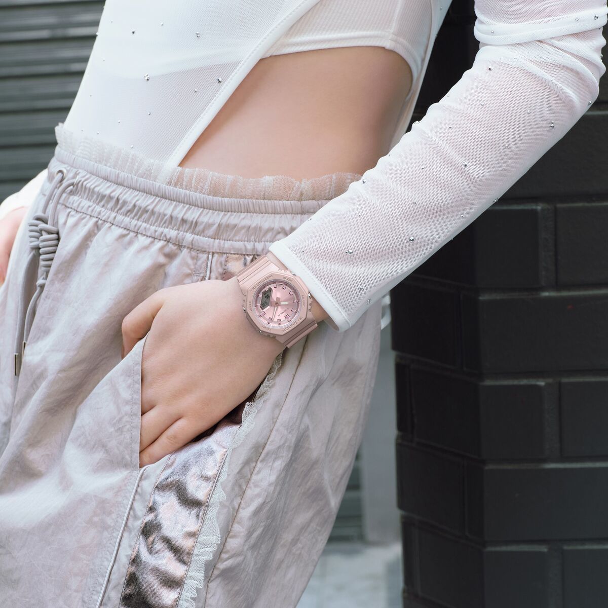 [}C]Silky tone TextureyKizGMA-P2100ST-4AJF/W[VbNiG-SHOCKj