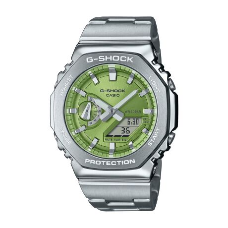 [^:GM-2110D-3AJF]1983N̔ȗAɂ̋߂Đi𑱂^tlXEIb`G-SHOCKBヂfgDW-5000Ch̃RZvg󂯌pfW^EAiORrl[VfGA-2100̃x[ƃohfނɃAbvf[gGM-2110DłBkȒbHoāAؒfƌłȂψȔp``ɂx[̗pA^tȍ\͂̂܂܂ɖʂȂVvȃfUCƂȂĂ܂BP[Xfނɂ́A𔭊KX@ۓt@CWgpAG-SHOCKRrl[Vf̒ōŔƂȂ11.8mmB^ohŁArWlXV[ɂΉłdlɂȂĂ܂Bɂ́A^fނ̕̗pAԂ̃lCr[Vo[Agh̃XJCu[ACO[AIWƂN₩ȃJ[CAbv܂BG-SHOCKヂfDNA󂯌pȂAfUCAtHATCYAɑϏՌ\܂œOIɂGM-2110DłBۏ؏ɂĕۏ؏͂グؖƍĕۊǂĂ܂悤肢܂BC̍ۂ́Aۏ؏Ƃグؖ킹ĂoB