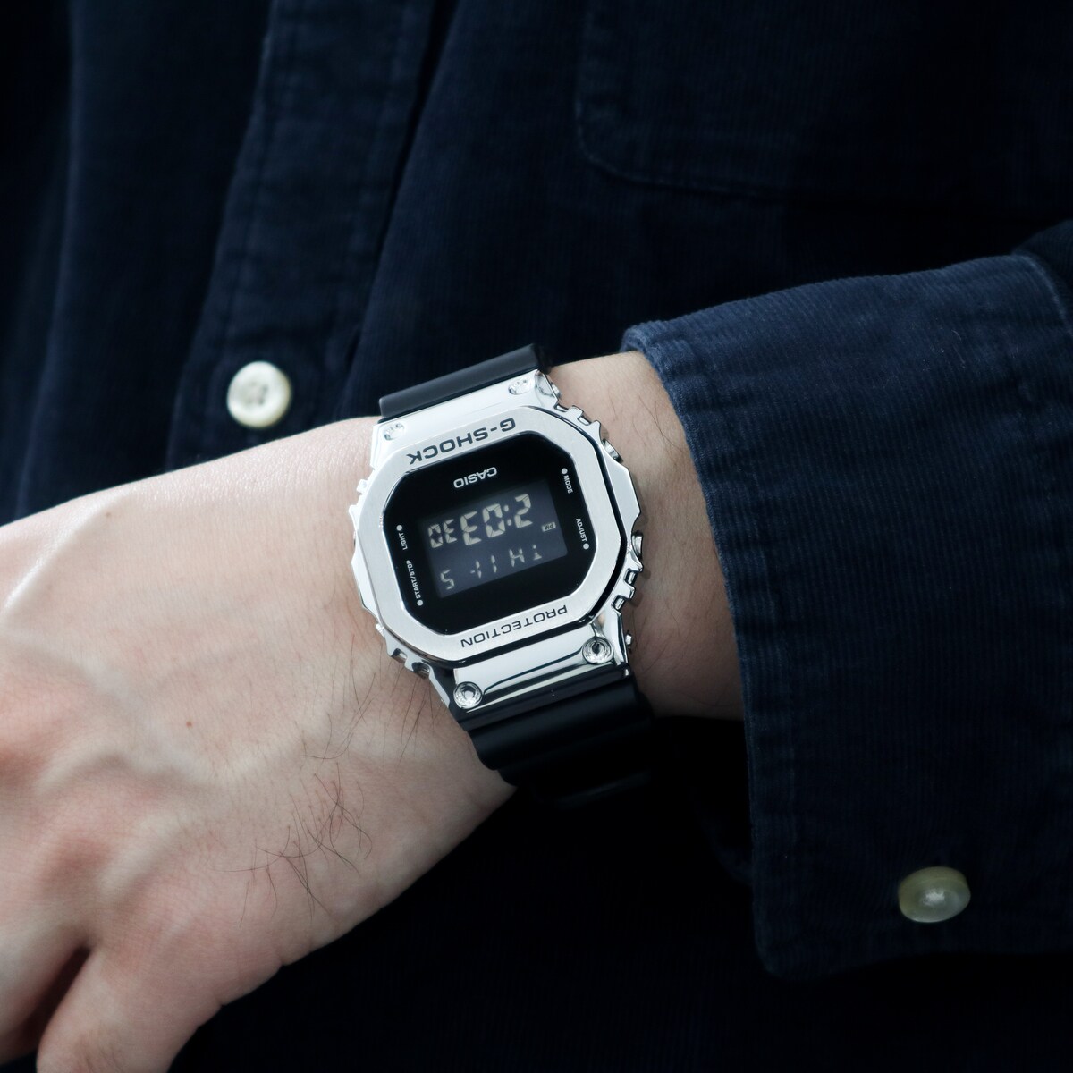 CASIO G-SHOCK GM-5600-1JF METAL メタル - 腕時計(デジタル)