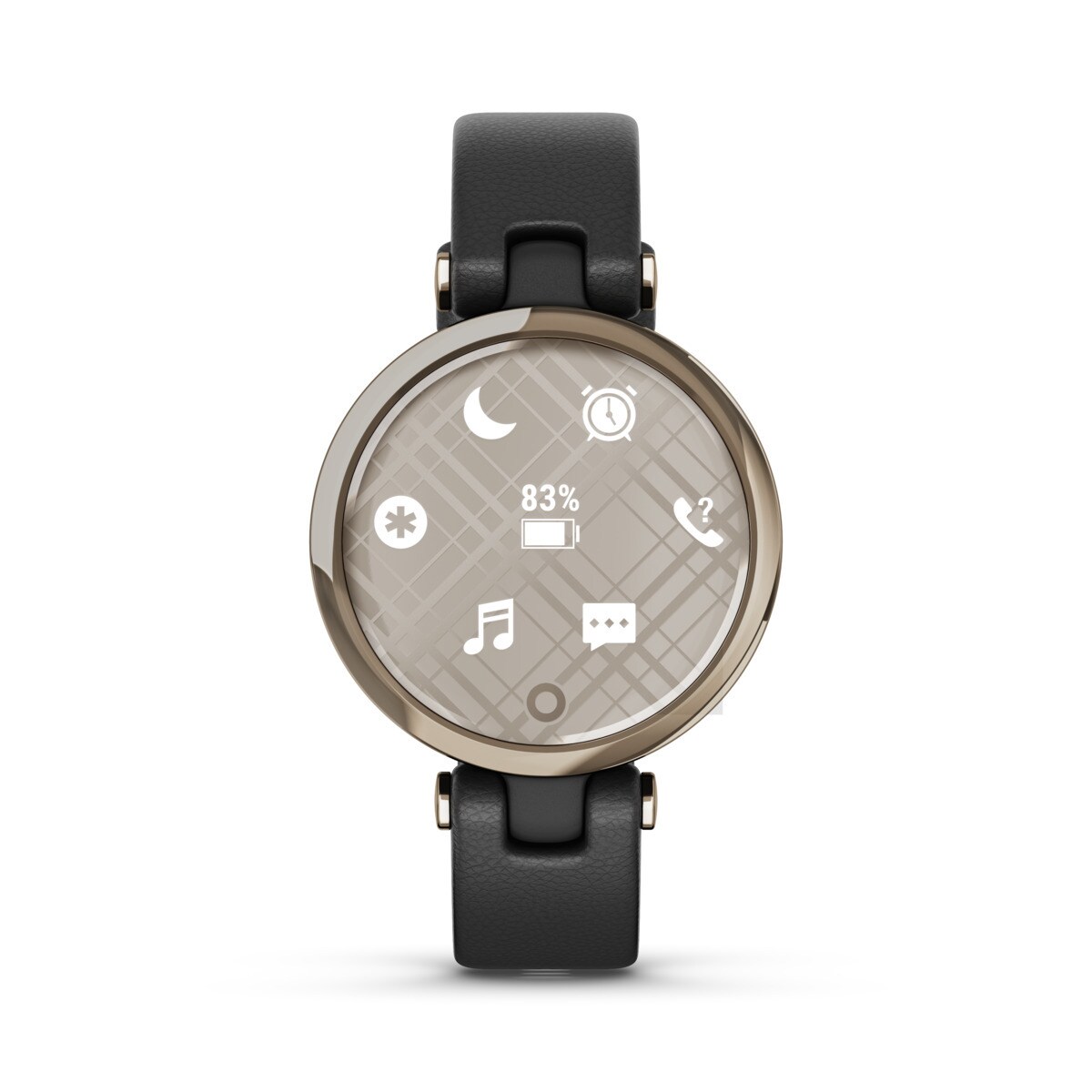 Lily Classic Black Leather/Cream Gold010-02384-E1 | ガーミン