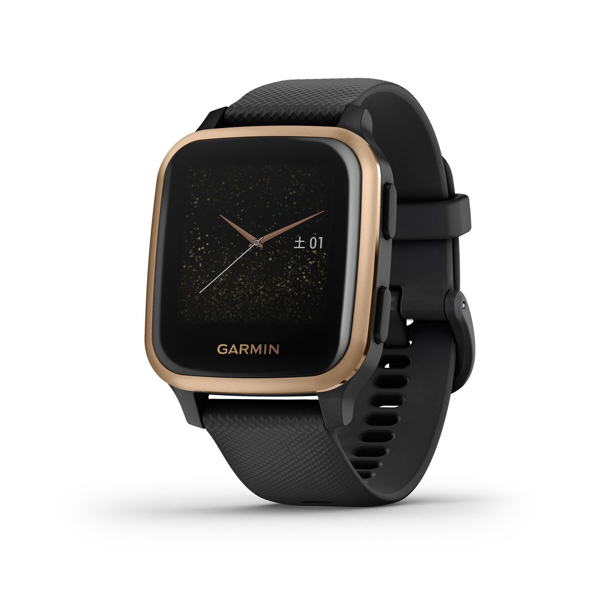 Venu Sq Music Black/Rose Gold 010-02426-75 | ガーミン(GARMIN) | マルイウェブチャネル