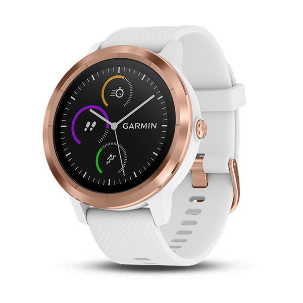 vivoactive 3 White / Rose Gold 010-01769-73 | ガーミン(GARMIN) | マルイウェブチャネル