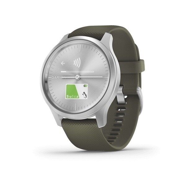 vivomove Style Moss Green / Silver 010-02240-71 | ガーミン(GARMIN 