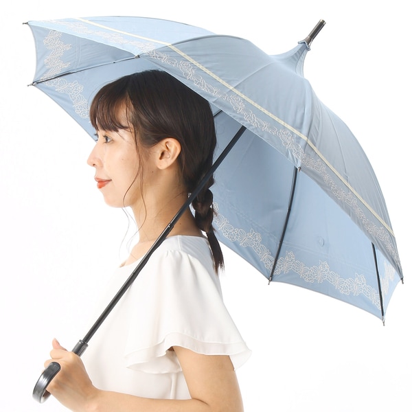 ANNA SUI （アナスイ） 豪華レース風刺しゅう 晴雨兼用パラソル