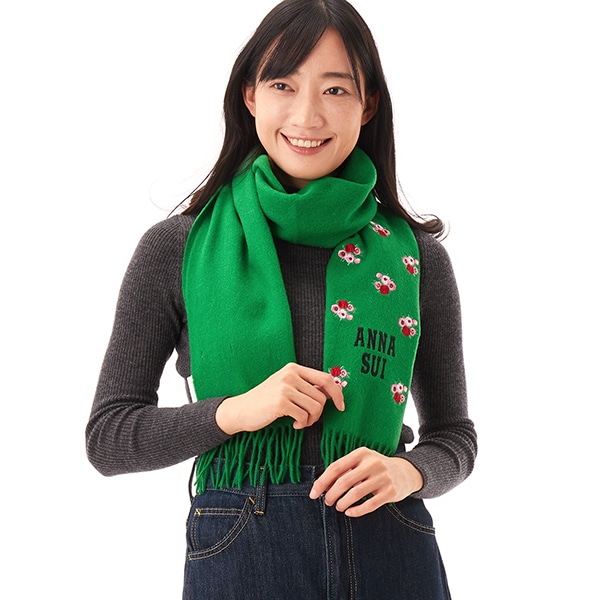 アナ スイ（ANNA SUI）/ANNA SUI アナ スイ ウールジャカードマフラー ANNA SUI アナ スイ ウールジャカードマフラー | アナ スイ(ANNA SUI