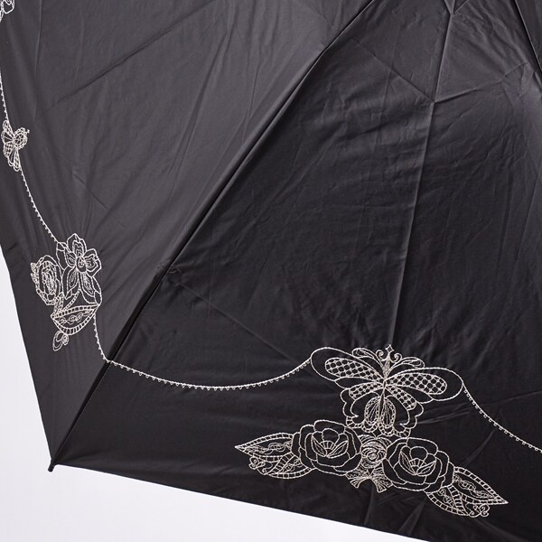 ANNA SUI （アナスイ） 豪華レース風刺しゅう 晴雨兼用パラソル