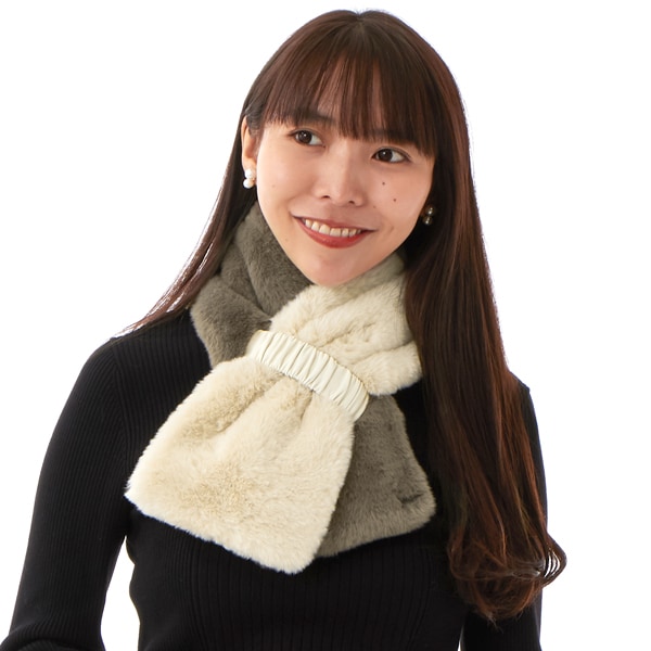 ANNA SUI アナ スイ ウールジャカードマフラー | アナ スイ(ANNA SUI