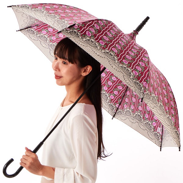 楽天市場】ANNA SUI（アナスイ）チェリー柄 雨傘（長傘 パゴダ