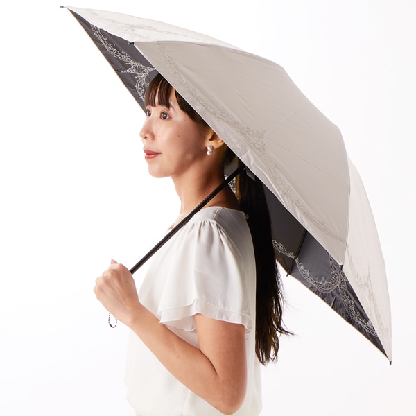 ANNA SUI （アナスイ） 豪華レース風刺しゅう 晴雨兼用パラソル