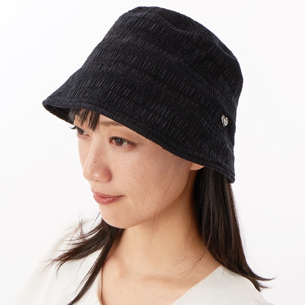 新品　ランバンオンブルー　帽子　リボン LANVIN en Bleu （ランバン オン ブルー）】リボンモチーフ
