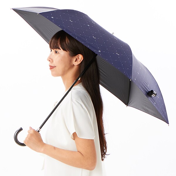 新品　ANNA SUI 晴雨兼用傘　袋付き　折りたたみ傘 アナスイ ANNA SUI 【アナスイ】ANNA SUI（アナスイ） 多色顔料プリント
