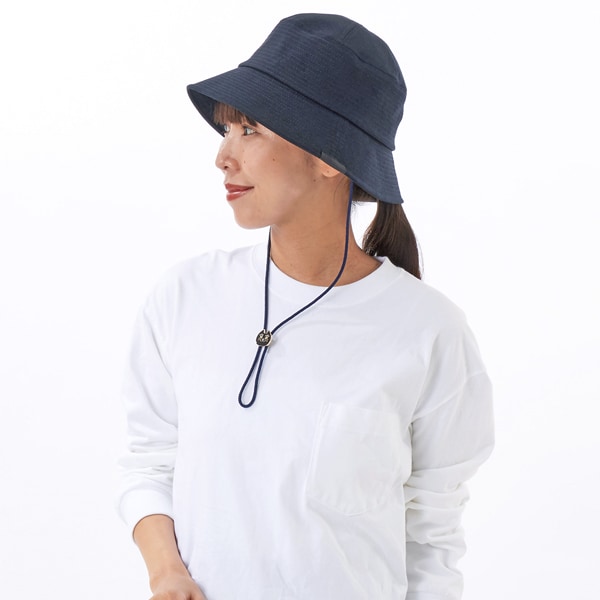 ANNA SUI（アナ スイ）】ドローコード付きステッチクロッシェハット