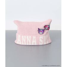 アナ スイ(ANNA SUI)の【 ANNA SUI（アナ スイ）】マイメロディ&クロミ 刺しゅうブローチ付きネコ耳ニットワッチ