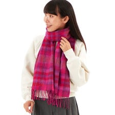 アナ スイ(ANNA SUI)の【 ANNA SUI（アナ スイ）】ウールチェックマフラー(WASH)