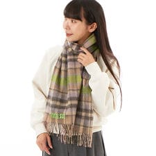 アナ スイ(ANNA SUI)の【 ANNA SUI（アナ スイ）】ウールチェックマフラー(WASH)