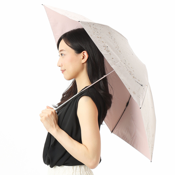 ジル スチュアート 晴雨兼用折り畳みミニ傘（スター柄） | ジル 