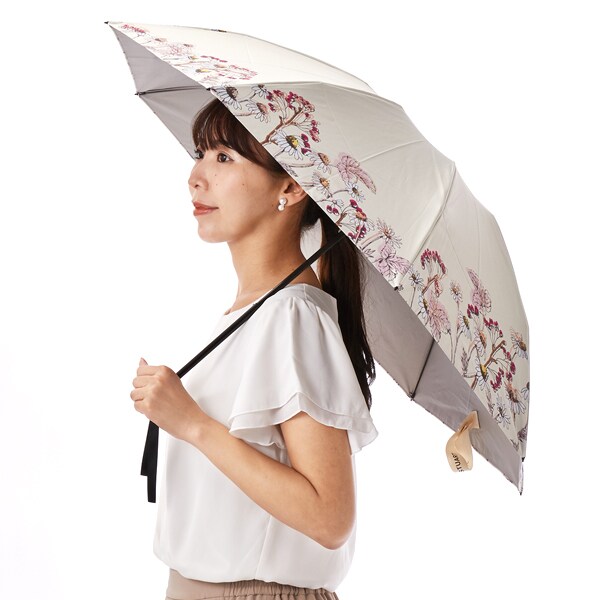 JILLSTUART 晴雨兼用　プチパラ　傘　ベージュ　さくらんぼ ジルスチュアート 日傘 傘 晴雨兼用 さくらんぼ - メルカリ