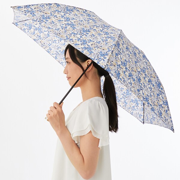 JILL STUART（ジル スチュアート） 小花プリント雨傘(折り畳み・ミニ傘