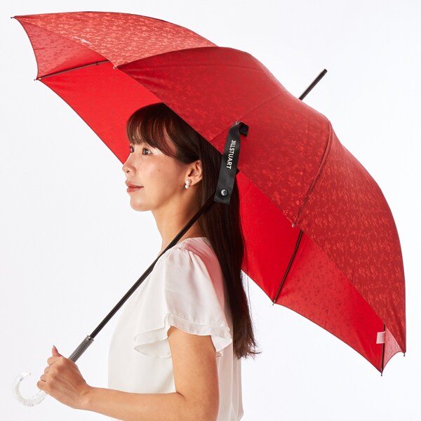 ジルスチュアート 新品コーラル ボタニカルプリント雨傘 / 長傘 □□202406即決□ ジルスチュアート 新品コーラル ボタニカル