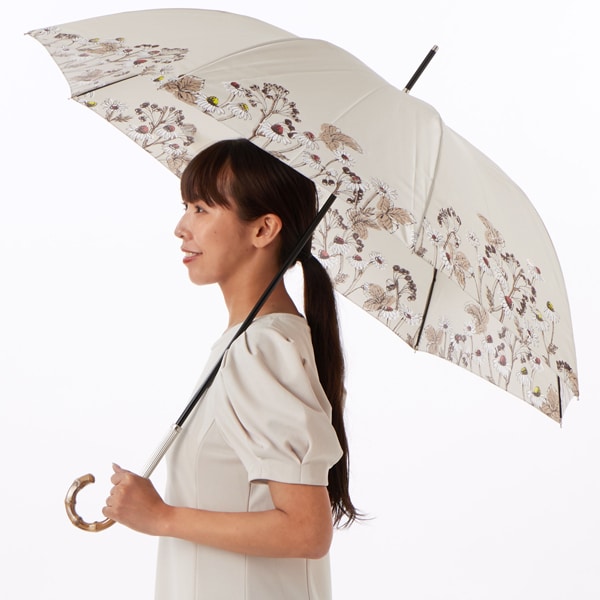 ジルスチュアート JILLSTUART 長傘 雨傘 ボタニカル JILL STUART（ジル スチュアート）ボタニカル箔文字プリント