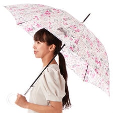 【 JILL STUART】ヴィンテージフラワープリント雨傘(長傘)