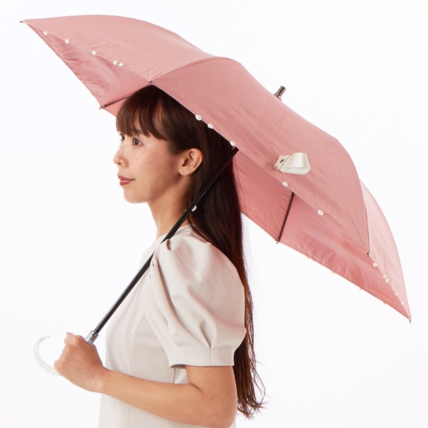 【最終値下】ジルスチュアート　晴雨兼用傘　日傘　折りたたみ　パラソル　ピンク JILL STUART（ジル スチュアート） 晴雨兼用傘（折りたたみ