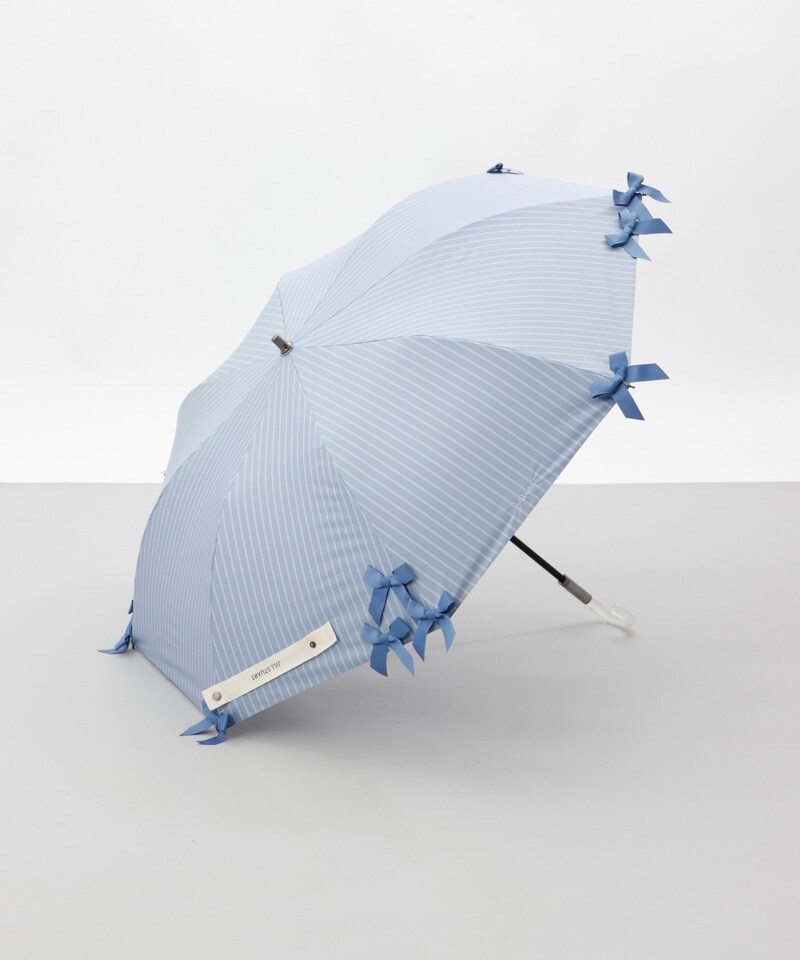 JILL STUART】・WEB限定・ リボン付き晴雨兼用パラソル(折りたたみ