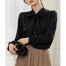 テディショップ(TeddyShop)のレディース　ロマンティックボウタイリボンブラウス