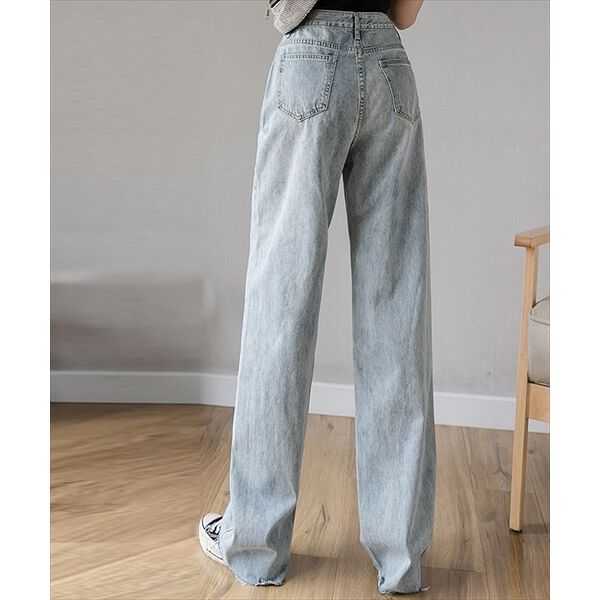 ワイドデニムパンツ