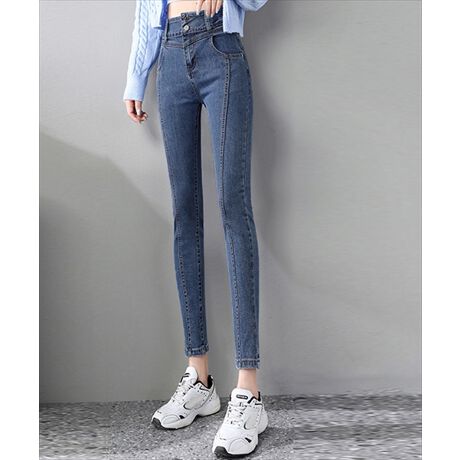 レディース ハイウエストスキニーデニムパンツ テディショップ Teddyshop Pants467 ファッション通販 マルイウェブチャネル