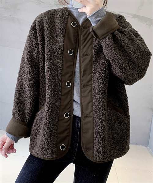 レディース オーバーサイズフェイクレザージャケット | テディショップ