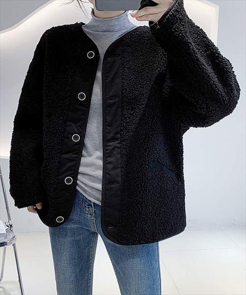 24ss マルジェラ テディ フェイクファー オーバーサイズ シャツ ジャケット Maison Margiela（旧Maison Martin Margiela） - 24ss マルジェラ