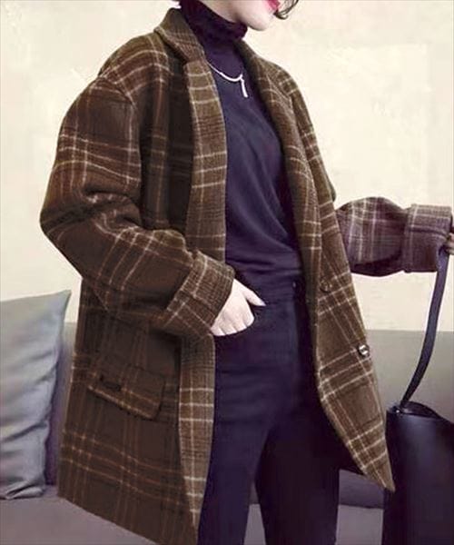 Le-Fluy チェック柄ジャケット 袖切替チェック柄シャツジャケット｜MEN｜251HST30-075C｜AZUL