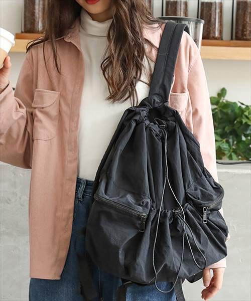 軽量ドロストナイロンリュックサック | テディショップ(TeddyShop