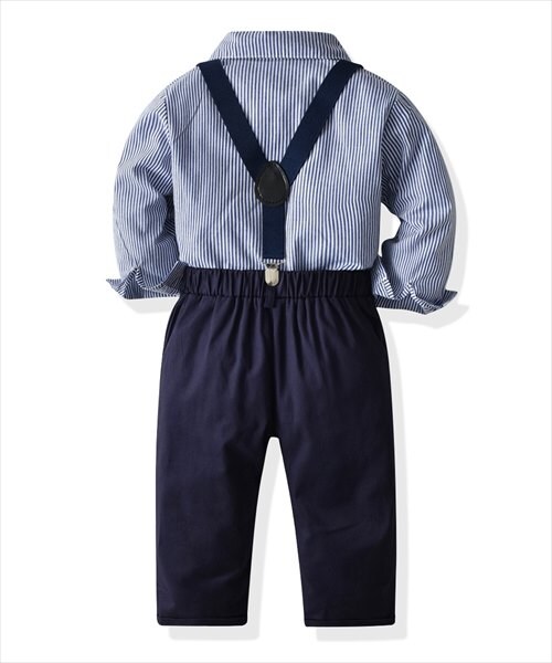 #美品# CHAPS セットアップスーツ キッズ 150cm程度 CHOPIN キッズ 子供服 男の子 ノーカラー セットアップ スーツ 2
