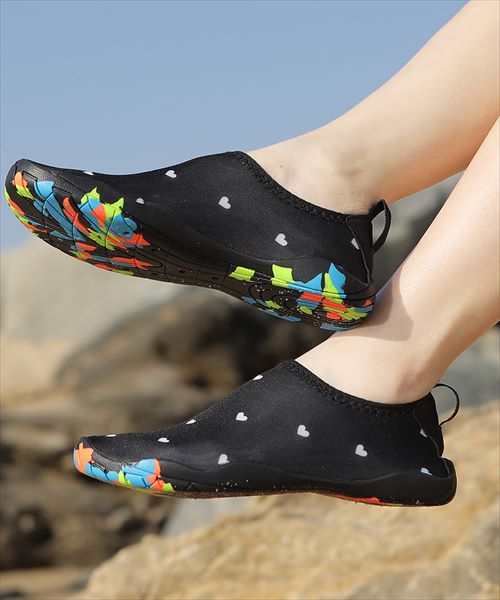 レディース 水陸両用小粒ハートマリンシューズ | テディショップ