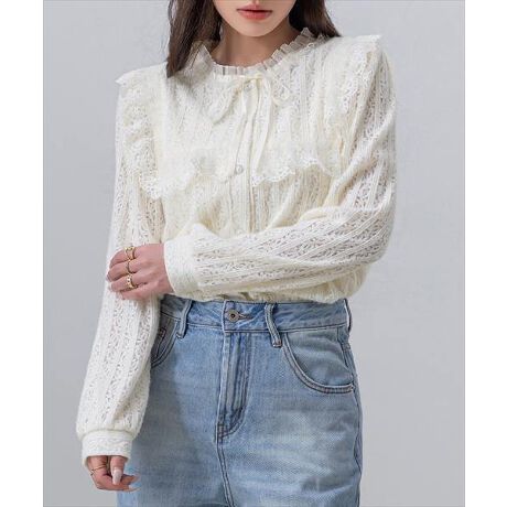 fB[X Jbg[N gbvXꖇŒf؂₩uEXLACE BLOUSEM L悢VA[ƃtF~jȕ͋CY[XuEXꖇŒȂɉ؂₩Əi^Ă钅f͂̂郌[XuEXBfjXbNX킹ƃLC߃JWAɃXJ[g킹ƊÂ߂ȃK[[X^Cy߂܂BFabricNт̃[XnŁAƒg݂fސgɂ̓TTƂntfUC@\[Detail PointDetail 1lbNCtlbNDۂɌĂI[KW[ñlbNCBDetail 2ZbgCX[uǂ銴ACɂȂ̘rCY팩BDetail 3Â߂ȕ͋CvX[Xt`ɂătC[h悤ȃfUCŃtg؂₩ɁBDetail 4ȃ|Cg{tђł郊{ŉAW\IDetail 5tFCNp[ftg{^ւ₷AtFCNp[̃tg{^ANZgɂȂfUCBMODEL size : M160cm/42kgB:72/W:59/H:82yidlzEňFEF኱ELkF኱EnF聜TCY͕uő肵Ă܂BTCÝATCY𑪂Ă邽ߑ덷łꍇ܂B@H̊֌WAe̐ӏ(u)y-3cm`+3cmzx́@덷̋e͈͂ƂĒĂ܂̂ŁA\߂܂BîF͎Be̊AfBXvC̔FȂǂɂƑ̈Ⴂ邱Ƃ܂B@\߂܂Bn̎ɂÄʒuʐ^ƈقȂꍇ܂BB[^:tops2186]