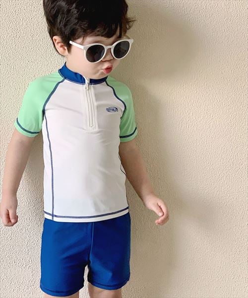 [�}���C]�L�b�Y���� �����}���`�z�F���b�V���K�[�h�g�b�v�X+�V���[�g�p���c+�L���b�v �㉺3�_�Z�b�g/�e�f�B�V���b�v�iTeddyShop�j �u���[�O���[��