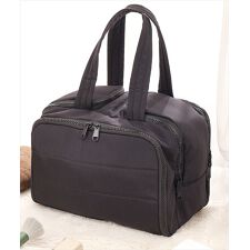 【大容量/仕切り付き/マチあり】トラベルメイクミニバッグ レディース