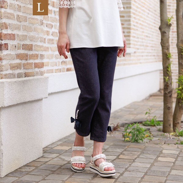 【TO BE CHIC】大きいサイズ　夏素材44 新品未使用　日本製 ニットジャケット 長袖 ウール100% 全2色 ネイビー 紺色 グレー