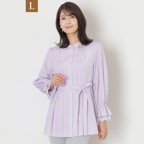 美品 TO BE CHIC(トゥービーシック)シフォンはながらブラウス 中古