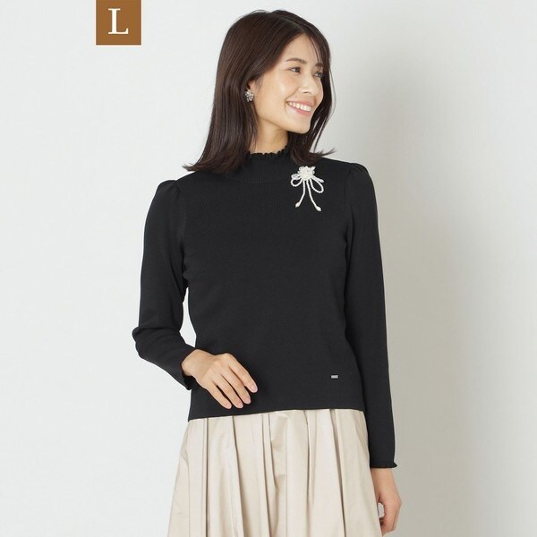 TO BE CHIC 2WAY ウエスト リボン ナイロン コート ブラック TO BE CHIC 2WAY ウエスト リボン ナイロン コート ブラック