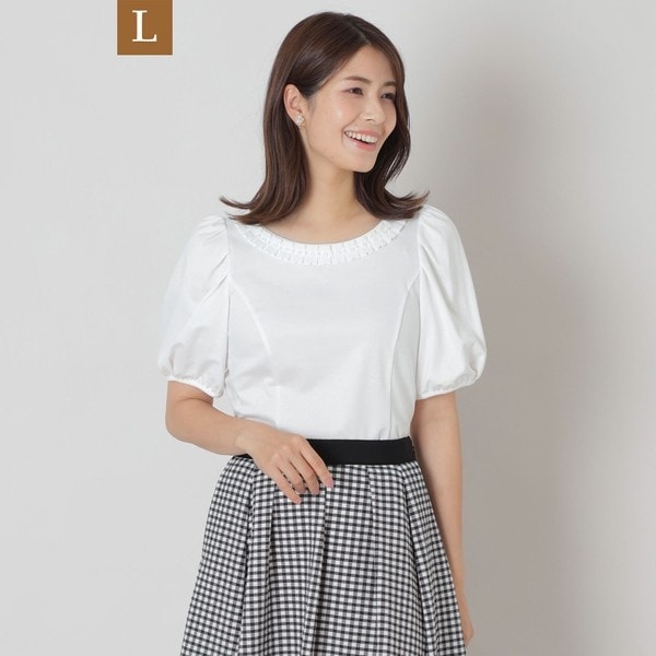 トゥー ビー シック TO BE CHIC リボンネック スリーブコンビ