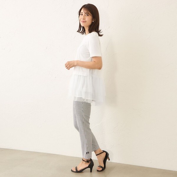 【L】チュールネットコンビ チュニック